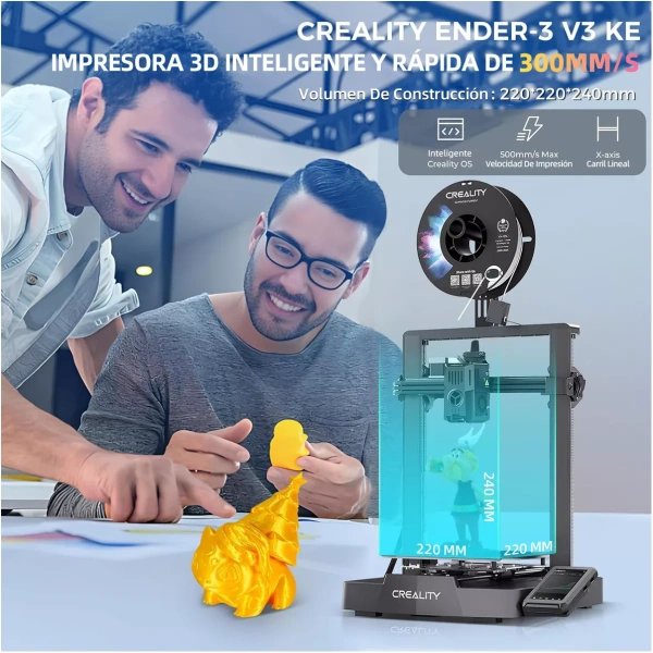 Impresora 3D Creality ENDER-3 V3 KE color negro 127V - Image 4