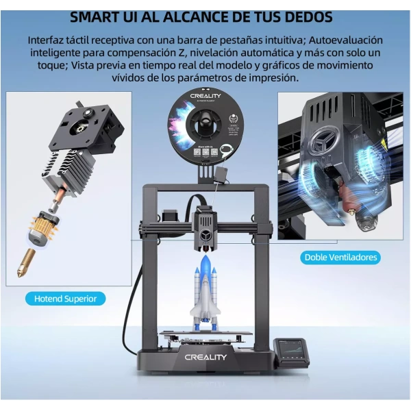 Impresora 3D Creality ENDER-3 V3 KE color negro 127V - Image 3