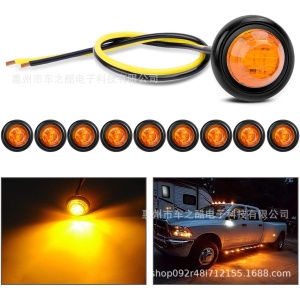Indicador lateral,delatero, y trasero amarillo 12v para vehículo
