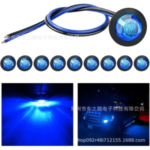 Luz led Indicadora azul 12v