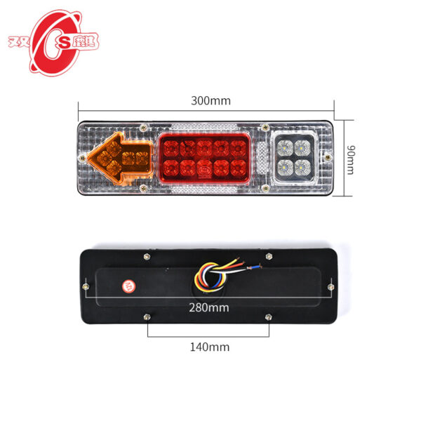 Luz trasera con indicador de flecha para camion 12-24v - Image 2